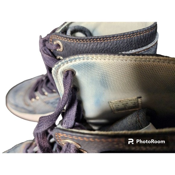 Levi's 501 Mason Denim Hi Top Sneakers Size 11 - Picture 8 of 8